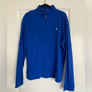 Polo Ralph Lauren cobalt blue quarter zip
